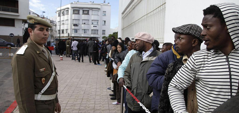 immigration africaine maroc