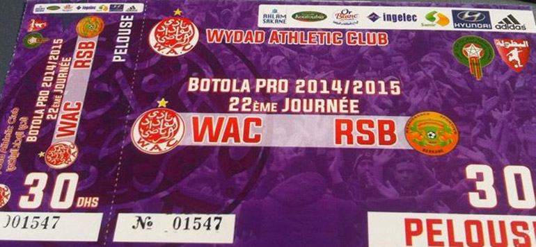 Botola Pro trafic de billets