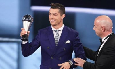 Cristiano Ronaldo meilleur joueur FIFA de annee 2016