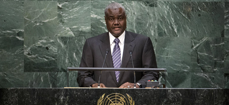 Moussa Faki Mahamat la commission de Union africaine