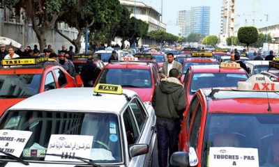 greve chauffeurs de taxis