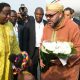Arrivee de SM le Roi a Accra