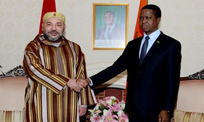 Le roi Mohammed VI quitte la Republique de Zambie