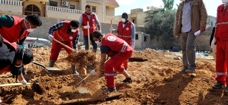 Libye 27 migrants retrouves morts