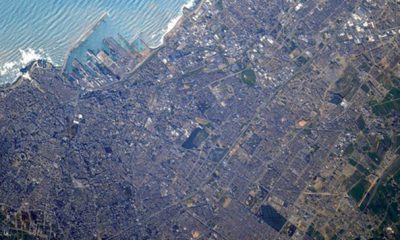 Casablanca et Agadir depuis la station spatiale