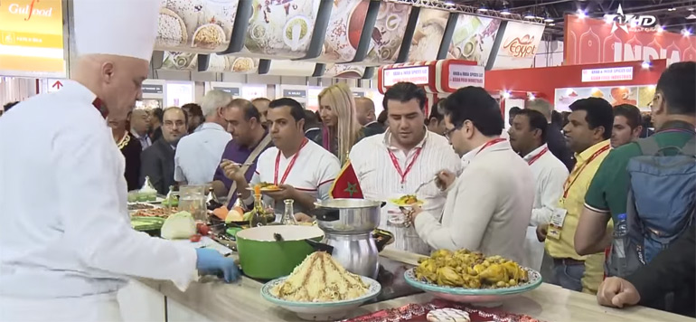 Gros succes de la cuisine marocaine au salon de Dubai