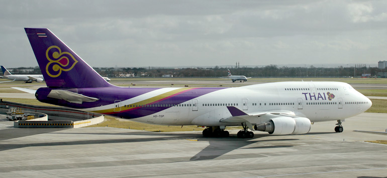 Un avion de la compagnie Tai Airways