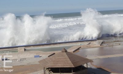 grosses vagues de Ain Diab casablanca