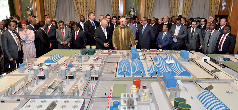 des IDE marocains en Afrique sur le PIB
