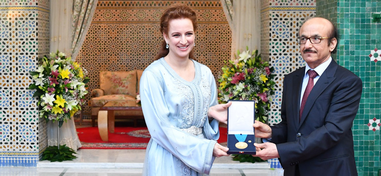 Princesse Lalla Salma medaille OMS