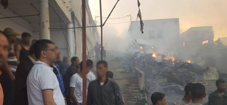 Tanger incendie