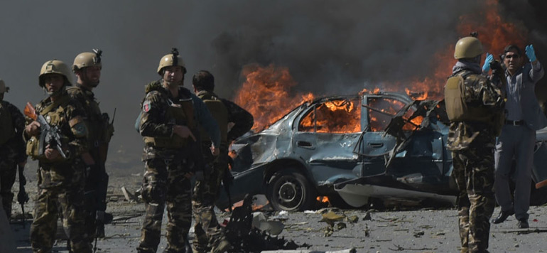 Afghanistan attentat voiture piegee