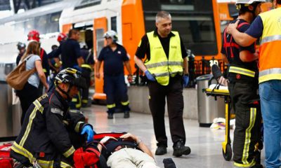 Barcelone accident de train