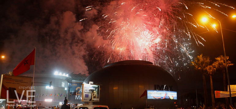 Feux artifice au Morocco Mall5