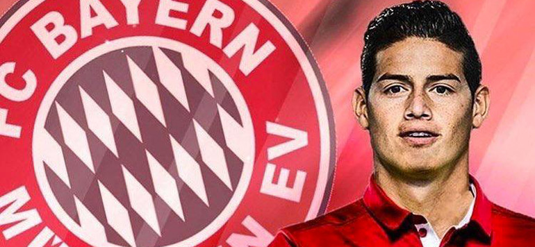 James Rodriguez signe au bayern Munich