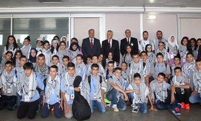 enfants palestiniens en colonies de vacances