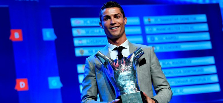Ronaldo elu joueur UEFA