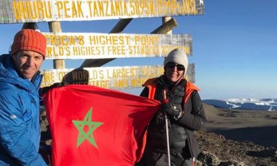 Siham Bensari alpiniste marocaine non voyante au sommet de Afrique