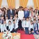 prince Moulay El Hassan recoit des enfants palestiniens