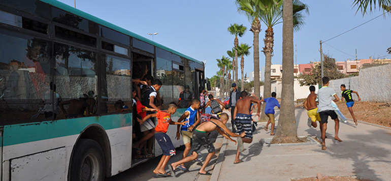 violence dans un bus