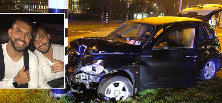 Aguero blesse dans un accident de voiture
