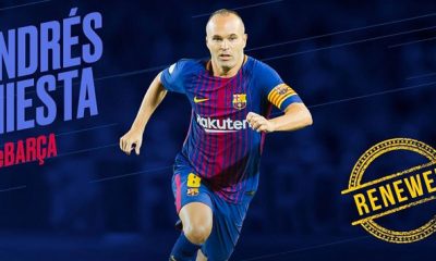 Andres Iniesta prolonge a vie au FC Barcelone