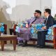 Doha Le Roi Mohammed VI sentretient avec Emir du Qatar