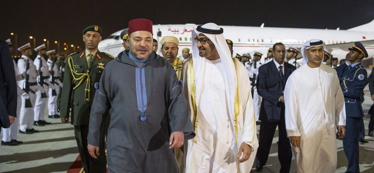 SM le Roi a Abou Dhabi