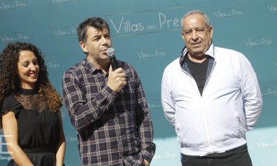 Stephane Plaza fait la promotion du projet Villas des Pres