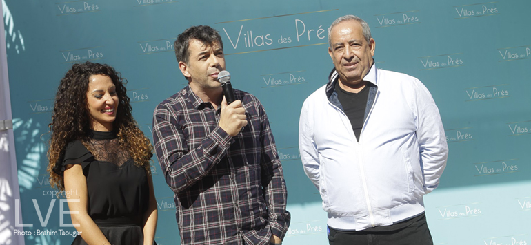 Stephane Plaza fait la promotion du projet Villas des Pres