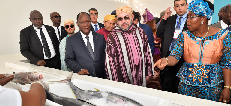 point de debarquement de peche Mohammed VI de Locodjro