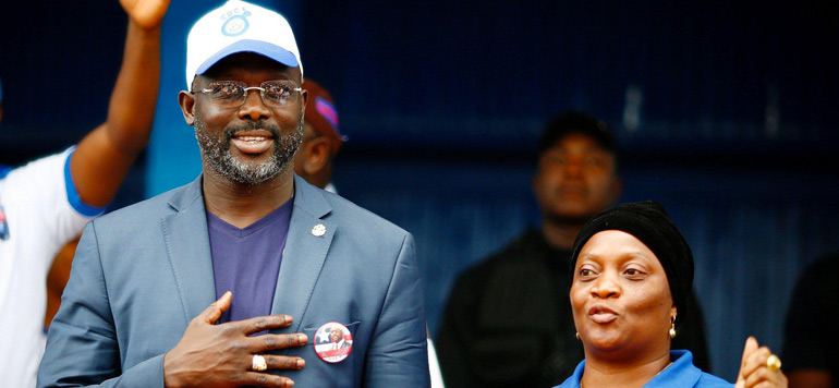 George Weah elu president