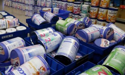 Lait infantile contamine