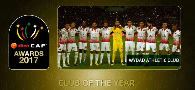 CAF Awards le WAC sacre meilleur club africain 2017