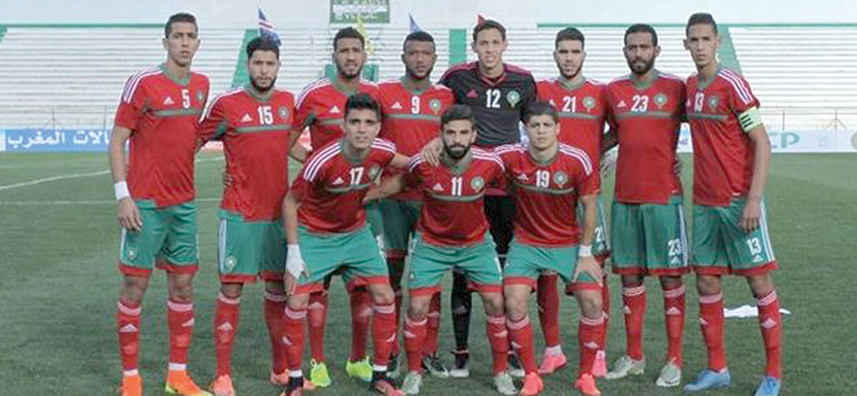 Selection marocaine des joueurs locaux