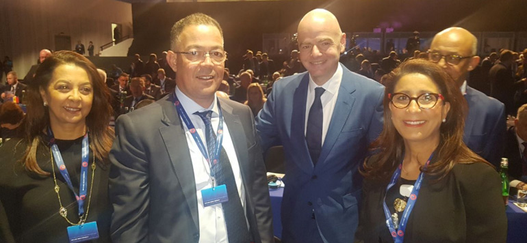 Fouzi Lekjaa participe aux travaux de lAssemblee generale de lUEFA