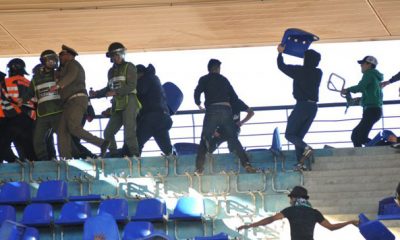 Vandalisme au stade de Marrakech
