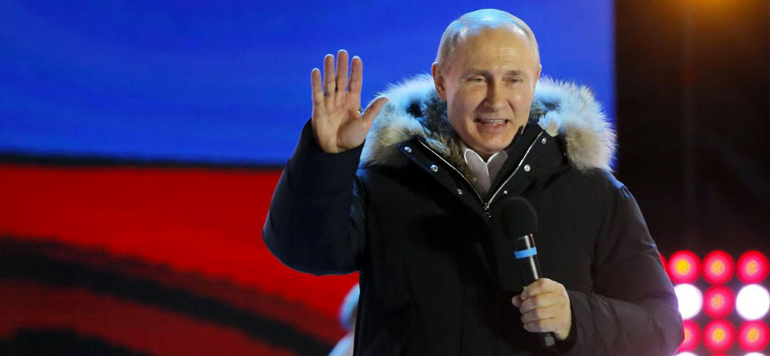 Poutine remporte la presidentielle