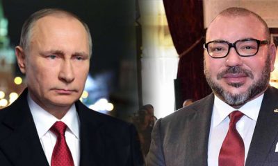 SM le Roi felicite M. Vladimir Poutine