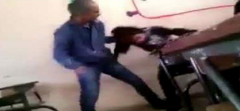 Khouribga prof agression