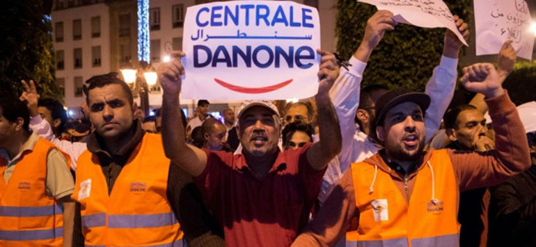 Manif employes Centrale