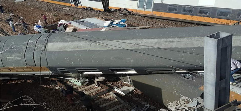train deraillement kenitra