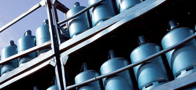 bonbonnes de gaz
