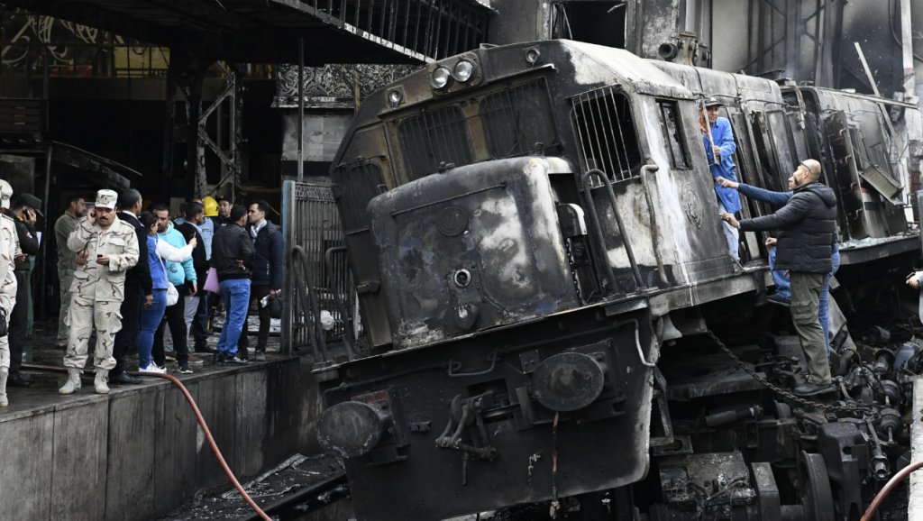 Egypte Accident TRAIN