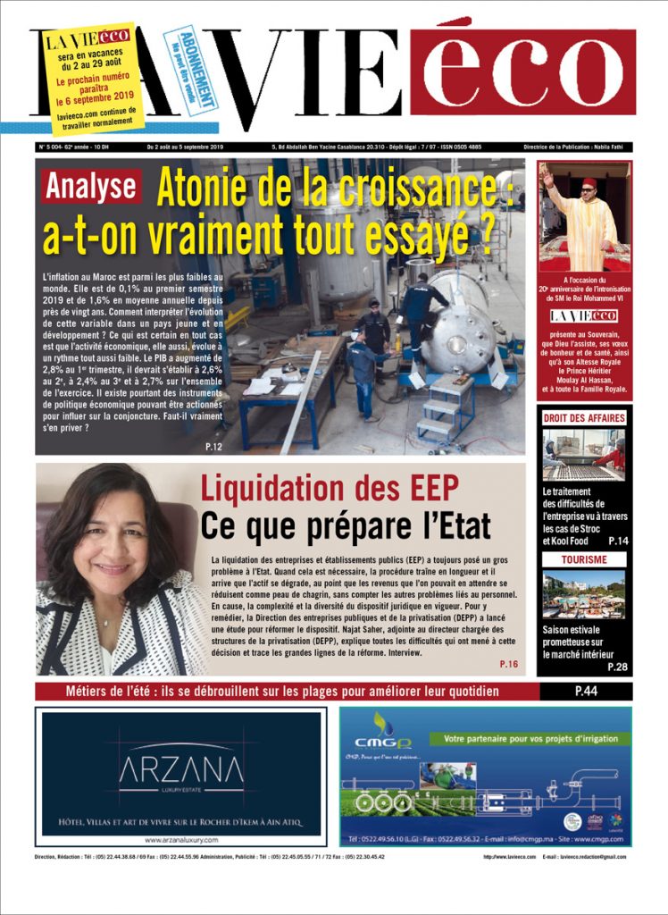 UNE La Vie eco Aout