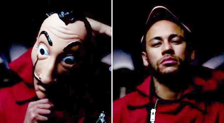 neymar la casa de papel