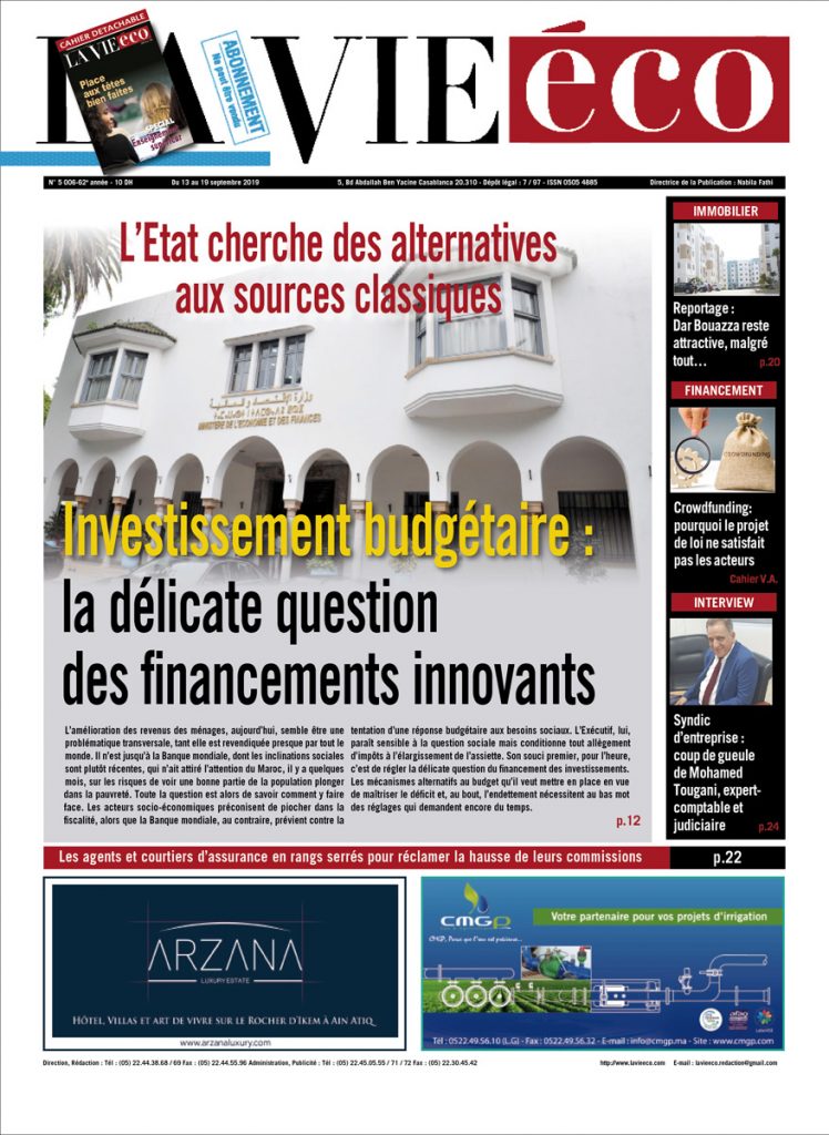 La UNE La Vie eco septembre