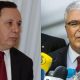 Les ministres tunisiens des Affaires étrangères, Khmaïs Jhinaoui et de la Défense, Abdelkrim Zbidi.