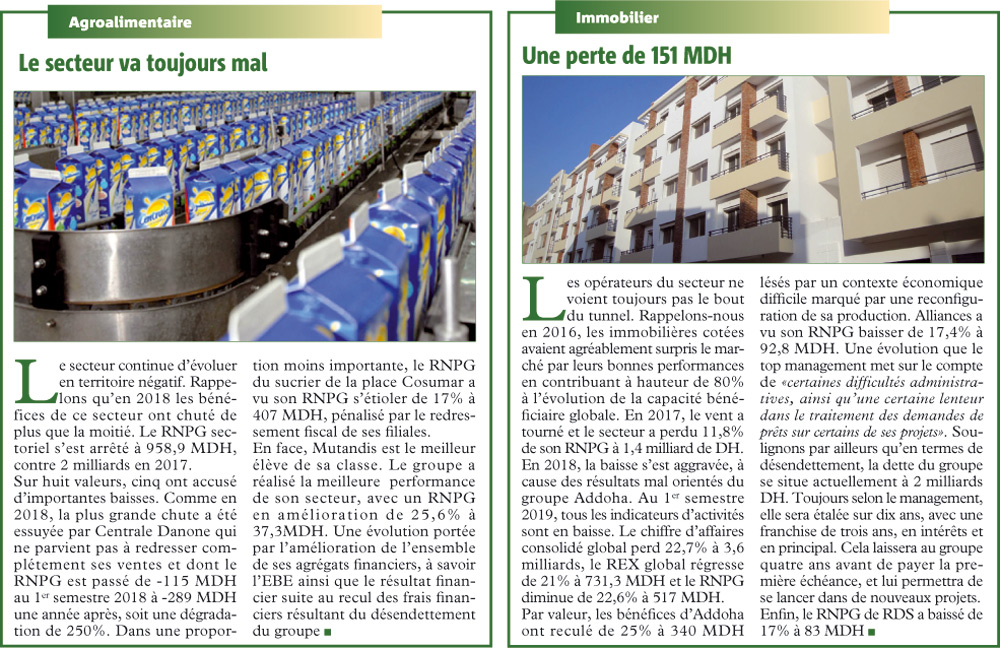 Agroalimentaire et Immobilier Agroalimentaire et Immobilier