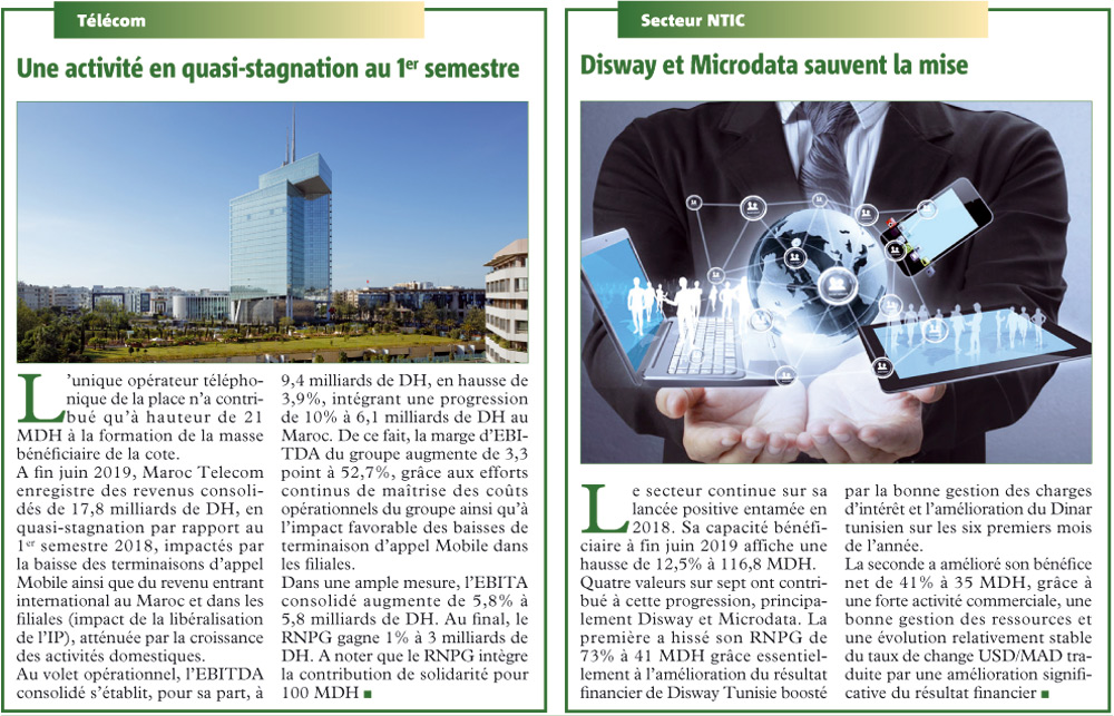 Télécom et Secteur NTIC Télécom et Secteur NTIC